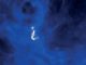 Das Bild zeigt ein junges Vierfachsternsystem in Radiowellenlängen. Astronomen haben vier einzelne Kondensationskerne in einer Gaswolke (weiß) entdeckt, die von Staub (blau) umgeben sind. Die Kondensationskerne sind mit schwarzen und roten Punkten markiert. Einer von ihnen (roter Punkt) hat sich bereits in einen Protostern entwickelt. (Nature; Pineda)