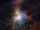VISTA-Aufnahme des Orionnebels in infraroten Wellenlängen. (ESO / J. Emerson / VISTA; Acknowledgment: Cambridge Astronomical Survey Unit)