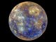 Falschfarbenaufnahme des Planeten Merkur, basierend auf Daten der NASA-Raumsonde Messenger. (NASA / JHU Applied Physics Lab / Carnegie Inst. Washington)