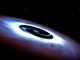 Künstlerische Darstellung der beiden supermassiven Schwarzen Löcher in Markarian 231. (Space Telescope Science Institute (STScI))