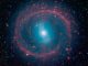 Spitzer-Aufnahme der Balkenspiralgalaxie NGC 1291. (NASA / JPL-Caltech)