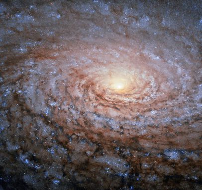 Hubble-Aufnahme der Sonnenblumen-Galaxie M63. (ESA / Hubble & NASA) Hubble-Aufnahme der Sonnenblumen-Galaxie M63. (ESA / Hubble & NASA)