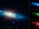 Infrarotaufnahme der Sculptor-Galaxie vom Wide-field Infrared Survey Explorer (WISE). (NASA / JPL-Caltech / UCLA)