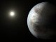 Der Exoplanet Kepler-452b ist ein Cousin der Erde und befindet sich in einem System, das rund 1,5 Milliarden Jahre älter ist als unser eigenes Sonnensystem. Potenziell vorhandenes Leben hätte damit genug Zeit, um sich zu einer technologischen Zivilisation wie auf Coruscant zu entwickeln. (NASA / Ames / JPL-Caltech)