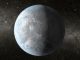 Künstlerische Darstellung des Exoplaneten Kepler 62e, der rund 1.200 Lichtjahre entfernt in Richtung des Sternbildes Leier (Lyra) liegt. (NASA)
