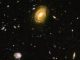 Sternbildende Galaxien im fernen Universum. (NASA, ESA and Bahram Mobasher)