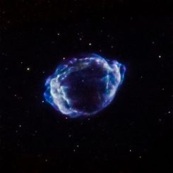 Der Supernova-Überrest G1.9+0.3. (NASA / CXC / CfA / S. Chakraborti et al.)