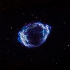 Der Supernova-Überrest G1.9+0.3. (NASA / CXC / CfA / S. Chakraborti et al.)