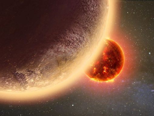 Diese Illustration zeigt den Gesteinsplaneten GJ 1132b, der rund 39 Lichtjahre von der Erde entfernt ist. Eine neue Studie ergab, dass er eine dünne Atmosphäre aus Sauerstoff besitzen könnte - aber aufgrund seiner Hitze kein Leben. (Dana Berry / Skyworks Digital / CfA) Diese Illustration zeigt den Gesteinsplaneten GJ 1132b, der rund 39 Lichtjahre von der Erde entfernt ist. Eine neue Studie ergab, dass er eine dünne Atmosphäre aus Sauerstoff besitzen könnte - aber aufgrund seiner Hitze kein Leben. (Dana Berry / Skyworks Digital / CfA)