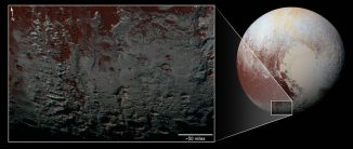 Pluto, aufgenommen von der NASA-Raumsonde New Horizons. (NASA / JHUAPL / SwRI)