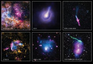 Diese sechs Bilder wurden anlässlich des American Archive Month veröffentlicht. (NASA / CXC / SAO)