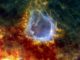 Sternentstehungsregion RCW 120, aufgenommen vom Herschel-Weltraumteleskop (ESA / PACS / SPIRE / HOBYS Consortia)