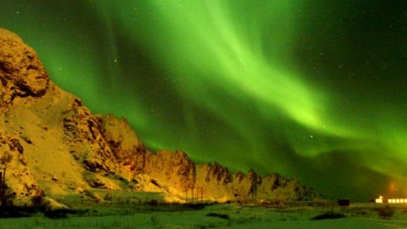 Nordlicht über Andøya, Norwegen (Harald Pedersen)