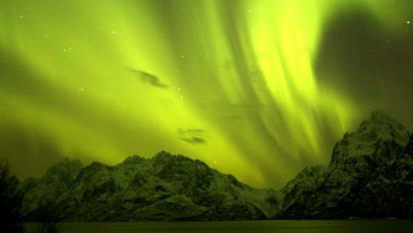 Nordlicht über Digermulen, Norwegen (Geir Svendsen)