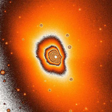 Farbcodierte Aufnahme des Kometen Hale-Bopp (ESO) Farbcodierte Aufnahme des Kometen Hale-Bopp (ESO)