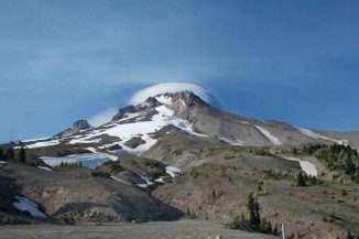 Der Mount Hood im US-Bundesstaat Oregon (Photo courtesy Alison M Koleszar / Oregon State University)