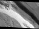 Dies war das erste wissenschaftliche Bild von THEMIS, aufgenommen am 19. Februar 2002. Zu sehen ist ein Teil von Acheron Fossae nördlich des Riesenvulkans Olympus Mons. (NASA / JPL-Caltech / Cornell / Arizona State University)