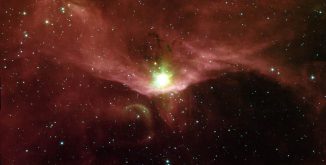 Die Sternentstehungsregion Sharpless 140, aufgenommen vom Weltraumteleskop Spitzer (NASA / JPL-Caltech / G. Melnick (Harvard-Smithsonian CfA))