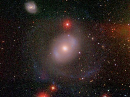 Die Galaxie NGC 4151 liegt 45 Millionen Lichtjahre entfernt im Sternbild Jagdhunde und ist eine der hellsten aktiven Galaxien im Röntgenbereich. (David W. Hogg, Michael R. Blanton, and the Sloan Digital Sky Survey Collaboration)