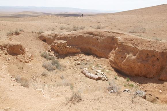 Die Archäologen fanden Reservoirs wie dieses, die vor fast 2.000 Jahren benutzt wurden. (Photo by J.C. Meyer)