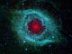 Der Helixnebel, aufgenommen vom Weltraumteleskop Spitzer. (NASA / JPL-Caltech / Univ.of Ariz.)