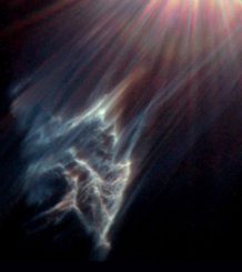 Barnards Merope-Nebel, aufgenommen vom Weltraumteleskop Hubble. (NASA / ESA and The Hubble Heritage Team STScI / AURA), George Herbig and Theodore Simon (University of Hawaii))