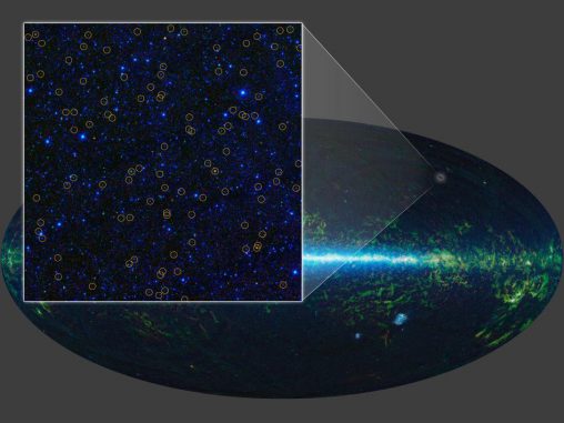Im Rahmen seiner Himmelsdurchmusterung hat WISE Millionen Quasar-Kandidaten identifiziert und rund 1.000 Kandidaten für seltene Galaxien gefunden. (NASA / JPL-Caltech / UCLA)