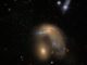 Freiwillige Teilnehmer des Galaxy Zoo Projekts haben unter anderem diese Pinguin-förmige Galaxie entdeckt. (SDSS)