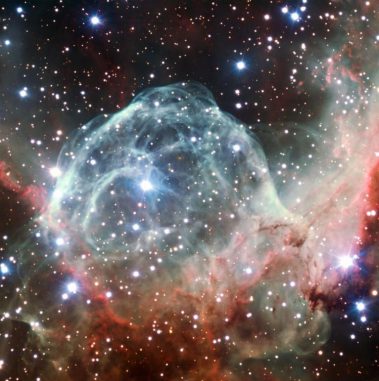 Thors Helm, aufgenommen vom Very Large Telescope der Europäischen Südsternwarte. (ESO / B. Bailleul) Thors Helm, aufgenommen vom Very Large Telescope der Europäischen Südsternwarte. (ESO / B. Bailleul)