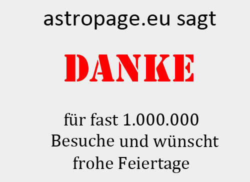 Die ersten Content-Seiten der astropage.eu sind online. Frohe Feiertage und guten Rutsch ins neue Jahr (astropage.eu)