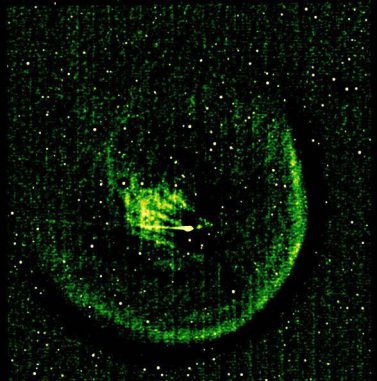 Der Komet 17/P Holmes in einer verbesserten Infrarotansicht des Weltraumteleskops Spitzer. (NASA / JPL-Caltech / W. Reach (SSC-Caltech))