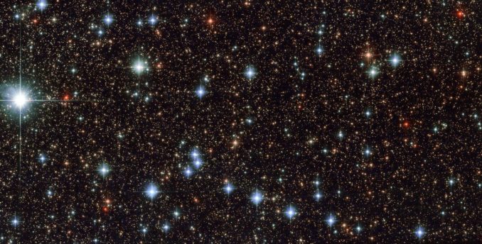 Ein Ausschnitt des Sternbildes Sagittarius, aufgenommen vom Weltraumteleskop Hubble. (Credit: ESA / Hubble & NASA)