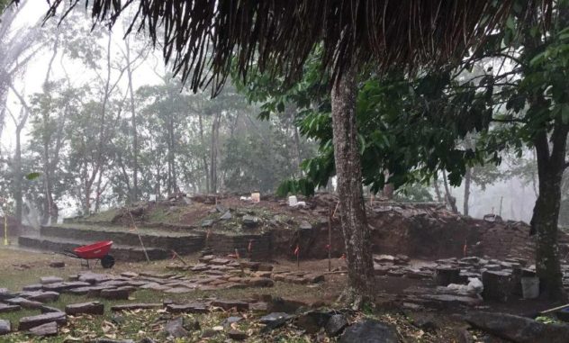 Ein Bild der Ausgrabungsstätte Nim Li Punit in Belize. (Credit: Geoffrey Braswell / UC San Diego)