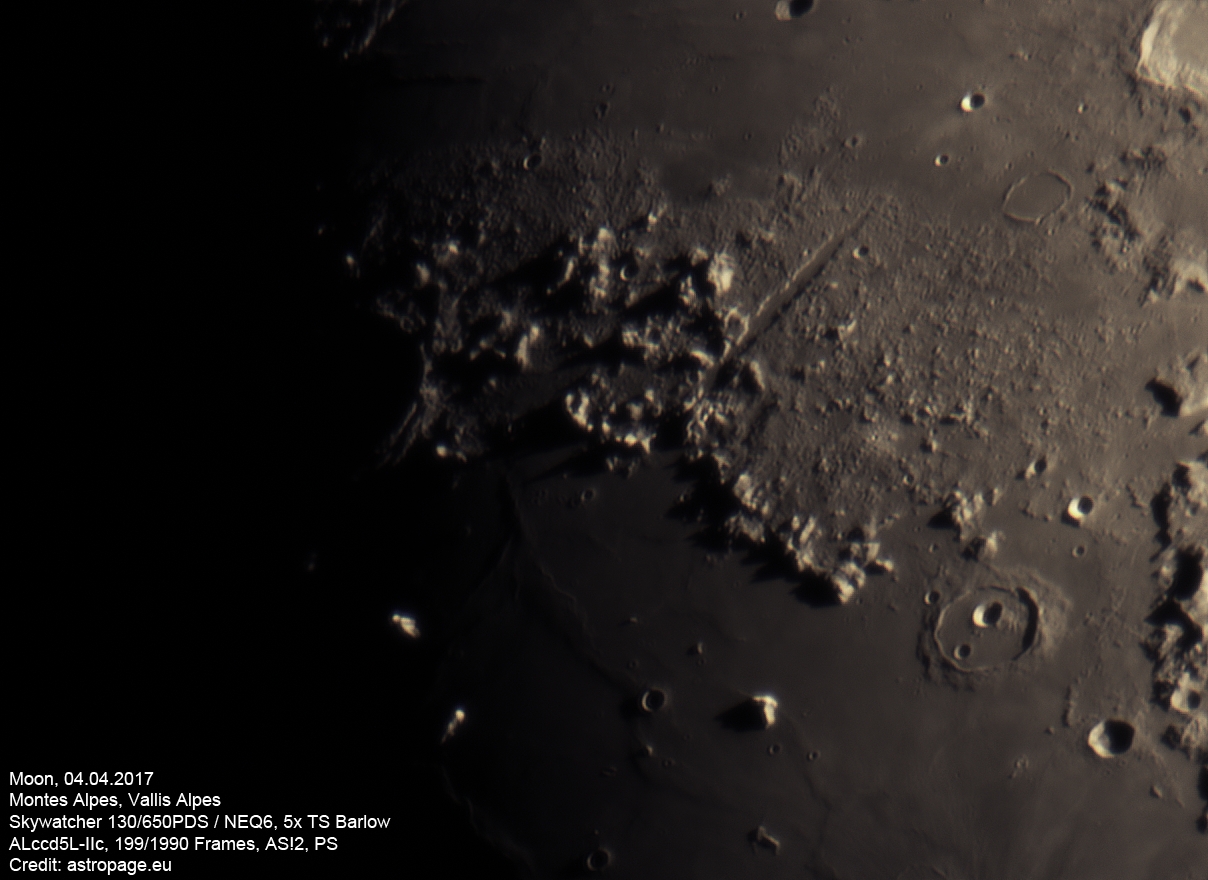 Mond vom 4. April 2017. (Credit: astropage.eu)