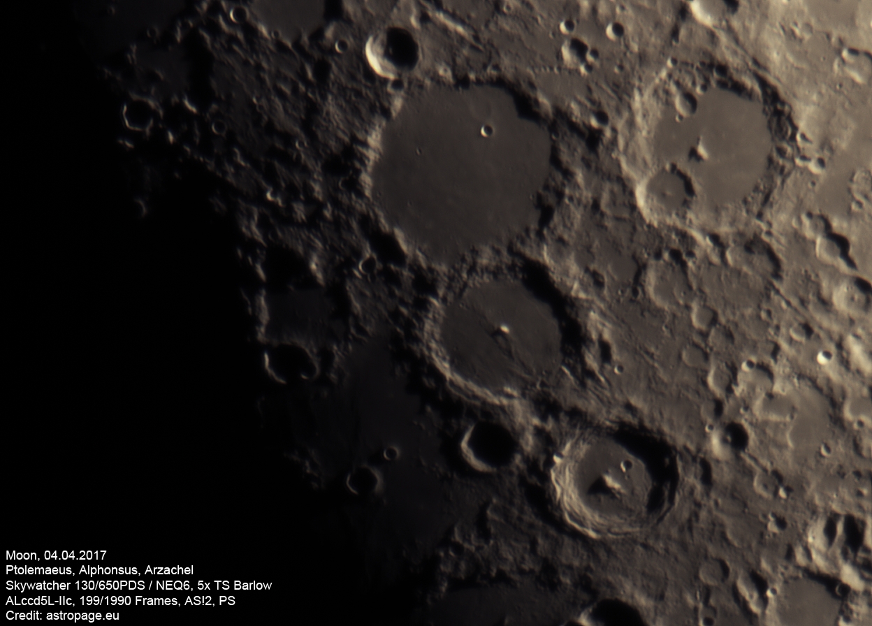 Mond vom 4. April 2017. (Credit: astropage.eu)