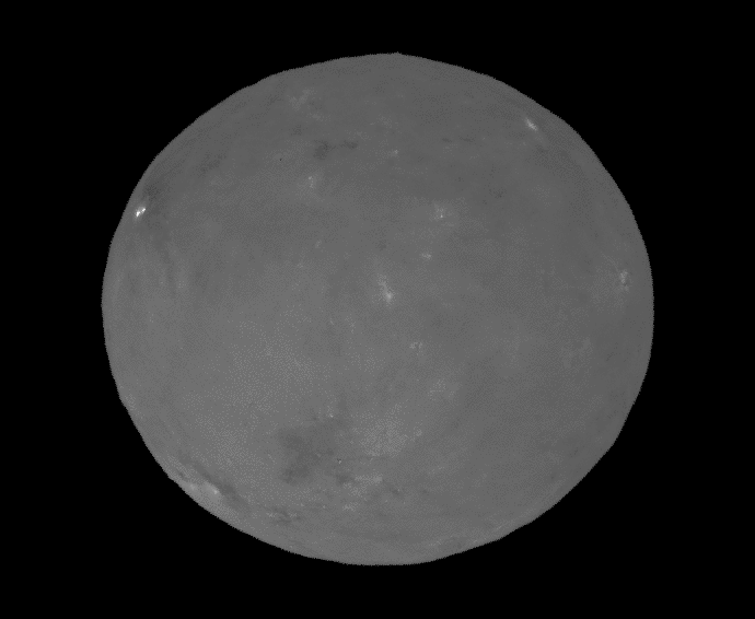 Diese Bildsequenz machte Dawn aus einer Position genau zwischen Ceres und der Sonne. (Credits: NASA / JPL-Caltech / UCLA / MPS / DLR / IDA)