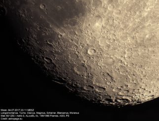 Mond vom 4. Juli 2017. (Credit: astropage.eu)