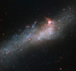 NGC 4546, aufgenommen vom Weltraumteleskop Hubble. (Credits: ESA / Hubble & NASA)