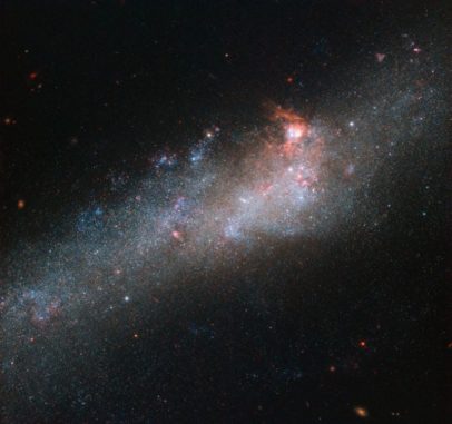 NGC 4546, aufgenommen vom Weltraumteleskop Hubble. (Credits: ESA / Hubble & NASA)