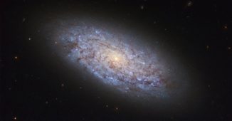 NGC 5949, aufgenommen vom Weltraumteleskop Hubble. (Credit: ESA / Hubble & NASA)