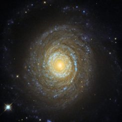 NGC 6753, aufgenommen vom Weltraumteleskop Hubble. (Credits: ESA / Hubble & NASA; Acknowledgement: Judy Schmidt)