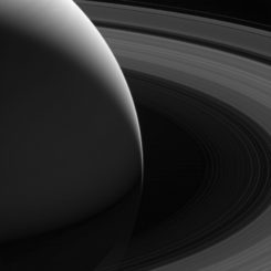 Saturn mit seinen Ringen, aufgenommen von der Raumsonde Cassini. (Credits: NASA / JPL-Caltech / Space Science Institute)