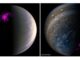 Röntgenauroras an Jupiters Nord- und Südpol. (Credits: X-ray: NASA / CXC / UCL / W.Dunn et al.; Optical: South Pole: Credits: NASA / JPL-Caltech / SwRI / MSSS / Gerald Eichstädt / Seán Doran; North Pole Credit: NASA / JPL-Caltech / SwRI / MSSS)