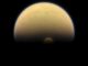 Der Südpolarwirbel auf dem Saturnmond Titan, aufgenommen von der Raumsonde Cassini. (Credits: NASA / JPL-Caltech / Space Science Institute)