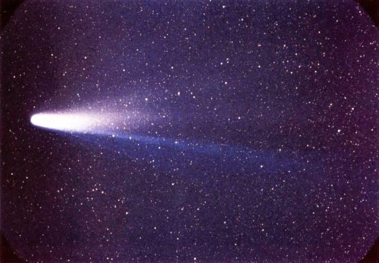 Ein Bild des Halleyschen Kometen. (Credits: W. Liller, the International Halley Watch Large Scale Phenomena Network)