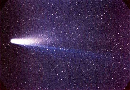 Ein Bild des Halleyschen Kometen. (Credits: W. Liller, the International Halley Watch Large Scale Phenomena Network) Ein Bild des Halleyschen Kometen. (Credits: W. Liller, the International Halley Watch Large Scale Phenomena Network)