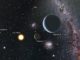 Künstlerische Darstellung eines Exoplanetensystems (hier das System HD7924), dem zwei Supererden angehören. (Credits: Karen Teramura & BJ Fulton, UH IfA)