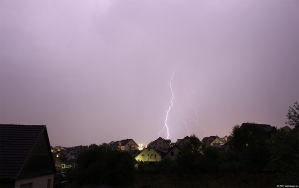 Gewitter am 22. Juni 2017. (Credit: astropage.eu)