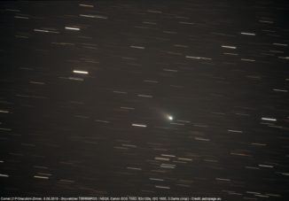 Der Komet 21P/Giacobini-Zinner am 6. August 2018. (Credits: astropage.eu)
