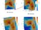 Diese Bilder zeigen die Intensität der Magnetfelder und den Staub in 30 Doradus basierend auf SOFIA-Beobachtungen in verschiedenen Wellenlängen. (Credits: NASA / SOFIA)